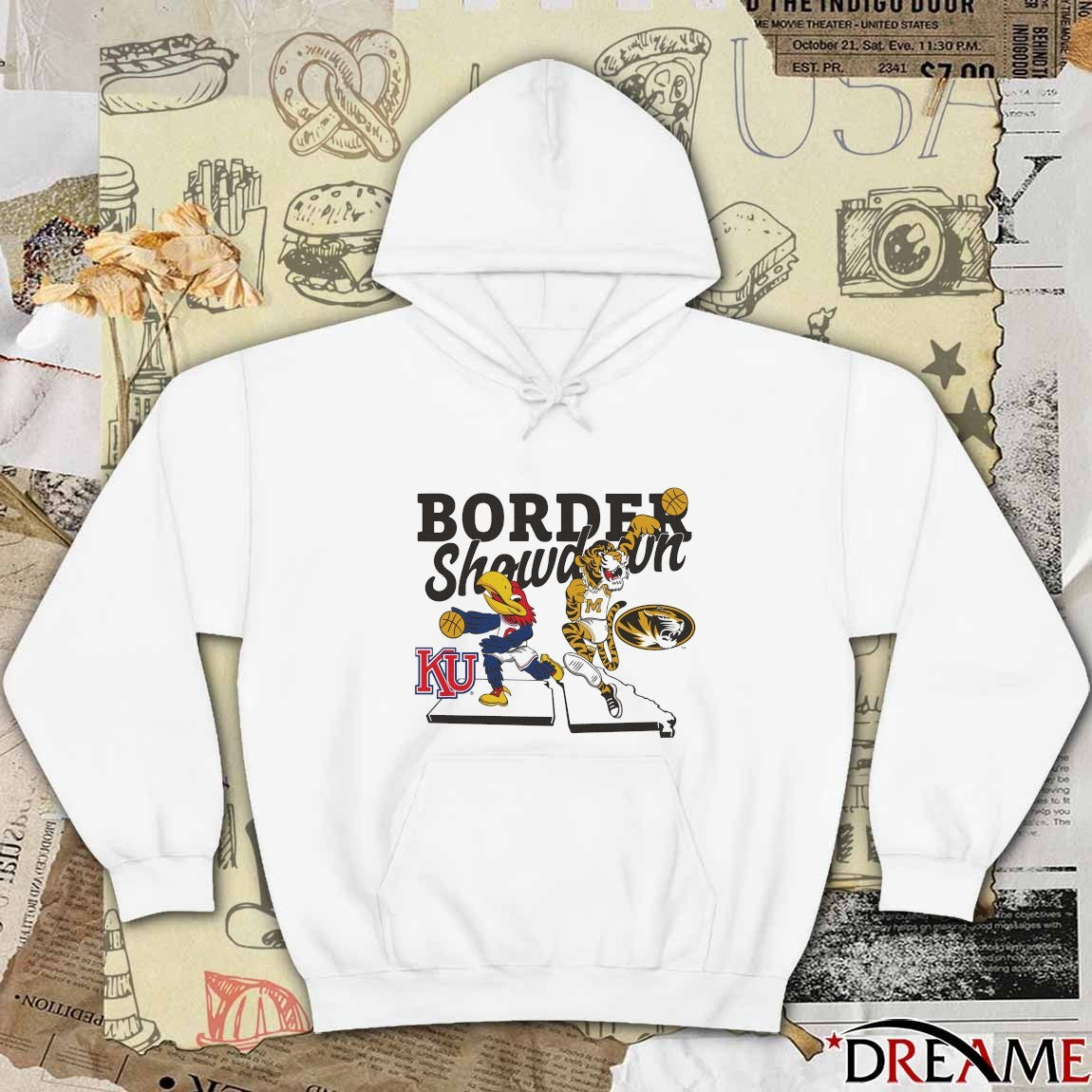 Kansas Jayhawks Vs Missouri Tigers Border Showdown Mascots 2025 t-shirt