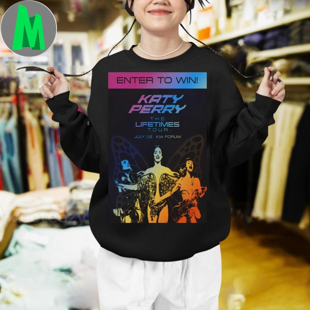 Katy Perry July 15 2025 The Kia Forum in Inglewood, CA Tour Poster Shirt