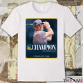 Keegan Bradley 2025 Capital One The Match Skins Game Signature Poster t-shirt