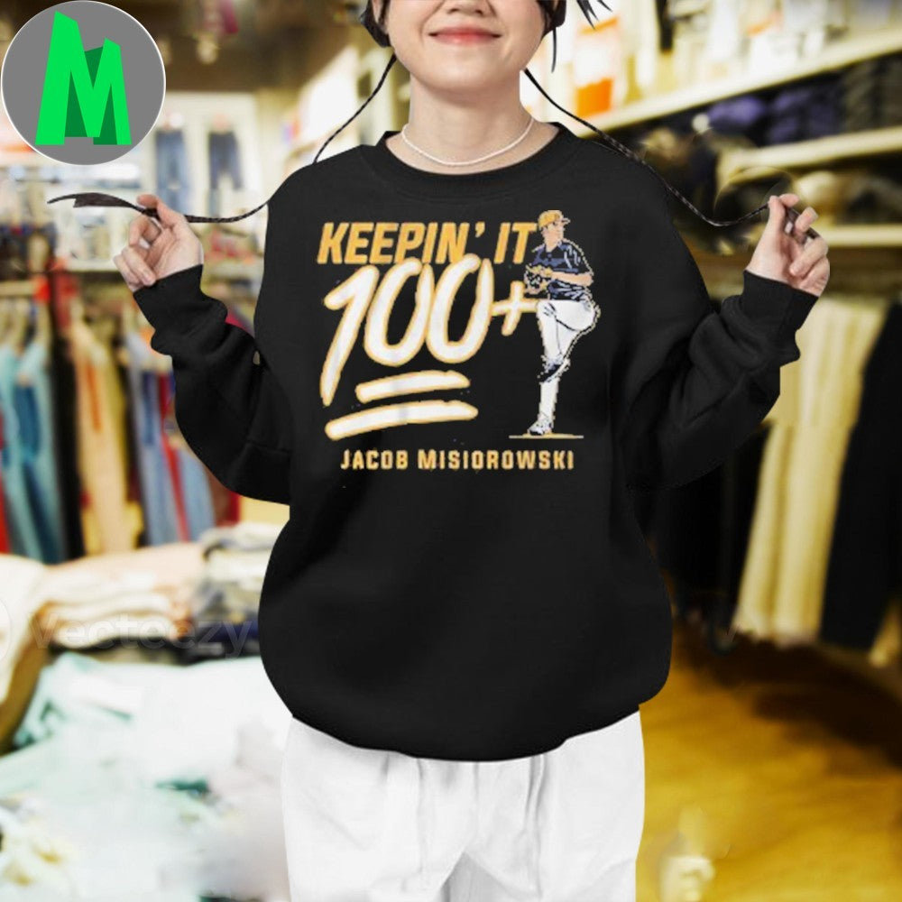 Keepin’ It 100+ Jacob Misiorowski Milwaukee Baseball Shirt