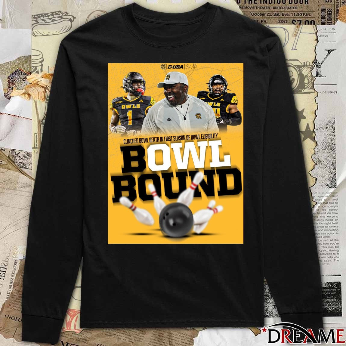 Kennesaw State Owls Clinched Bowl Berth In First Season Of Bowl Eligibility Bowl Bound Poster t-shirt