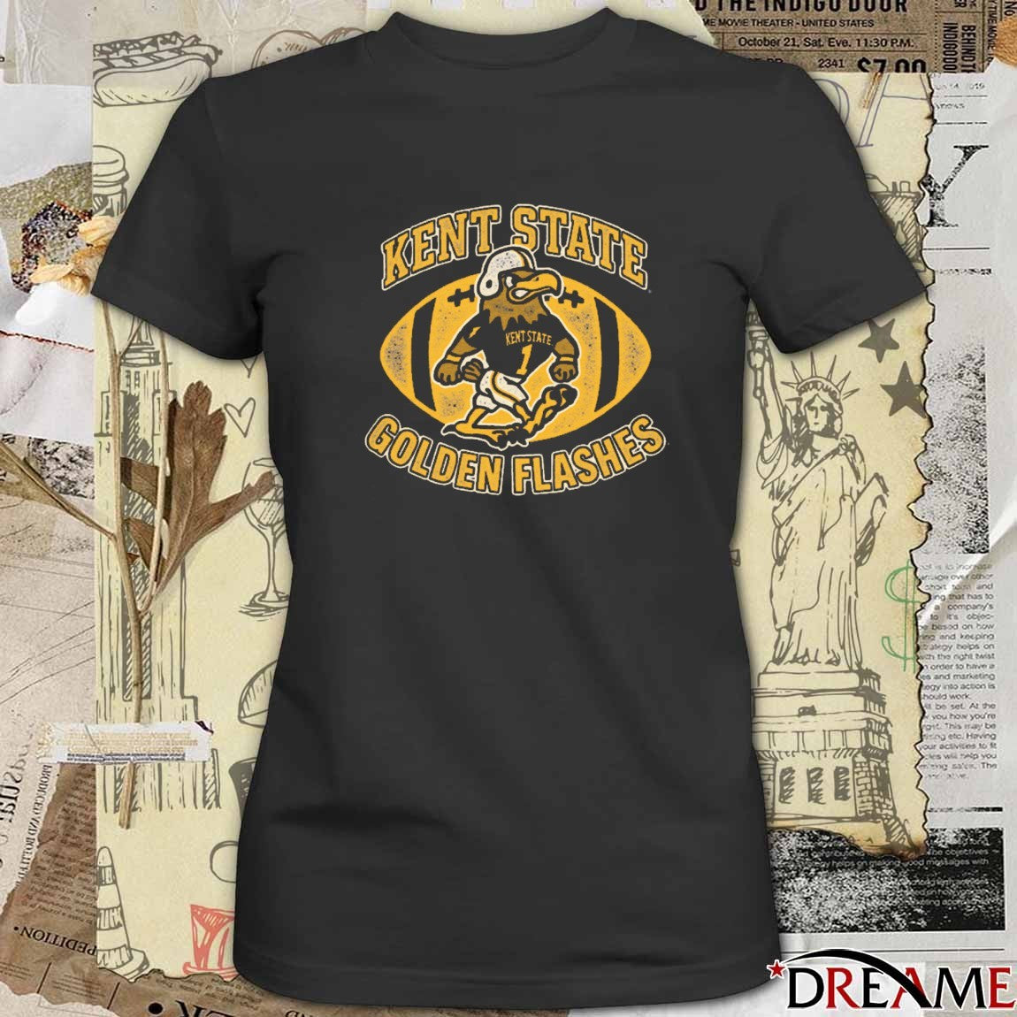Kent State Golden Flashes Football Fearless Flash Mascot t-shirt