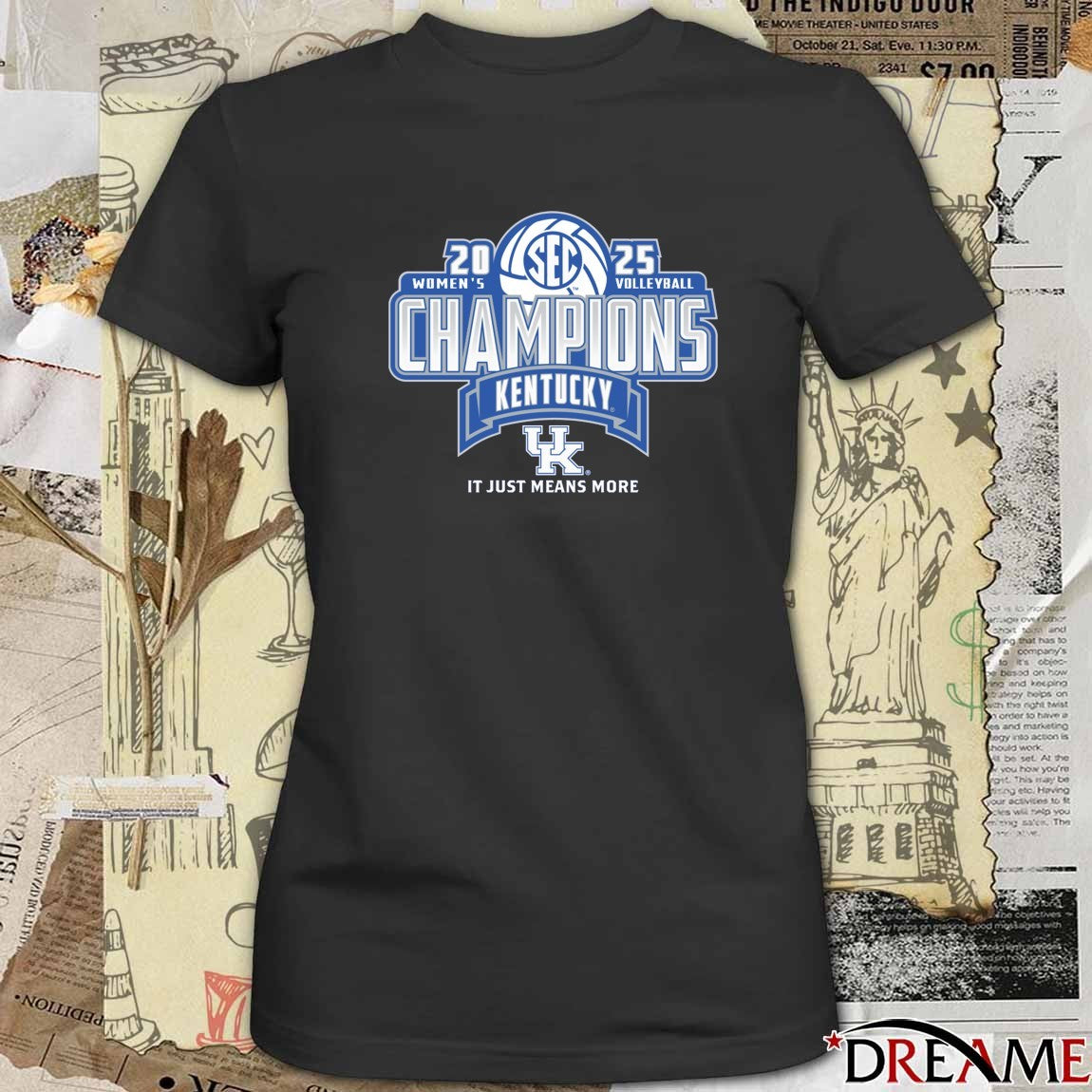Kentucky Wildcats 2025 SEC Volleyball Regular Season Champions It Just Means More Locker Room t-shirt