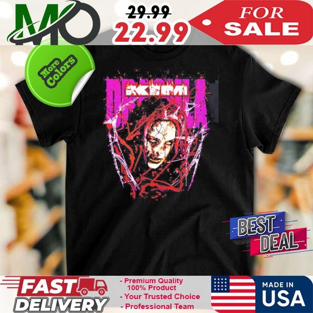 Kim Dracula Bloody Face Metalcore Music Graphic T-Shirt