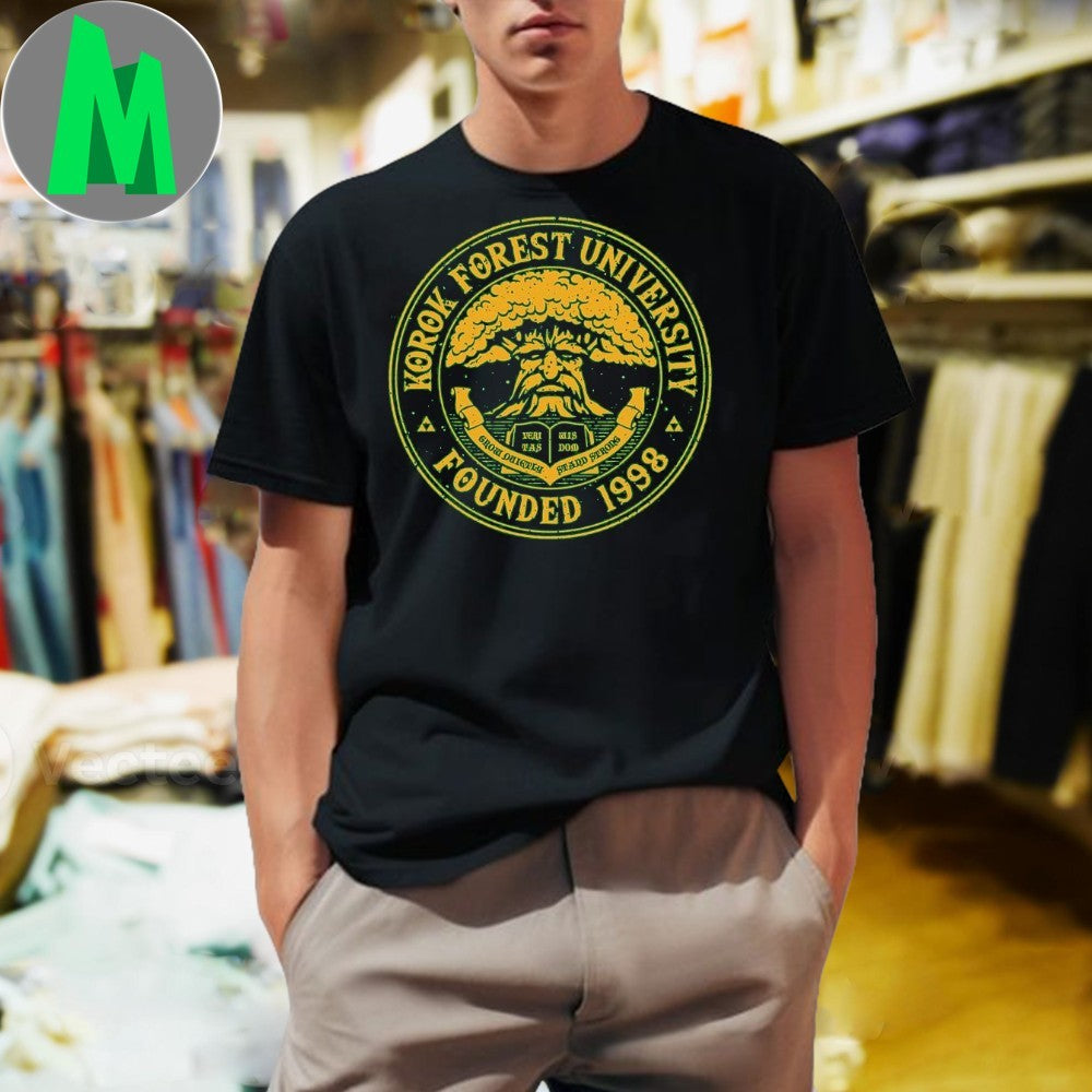 Korok Forest University Legendary Wisdom Tree Logo T-Shirt