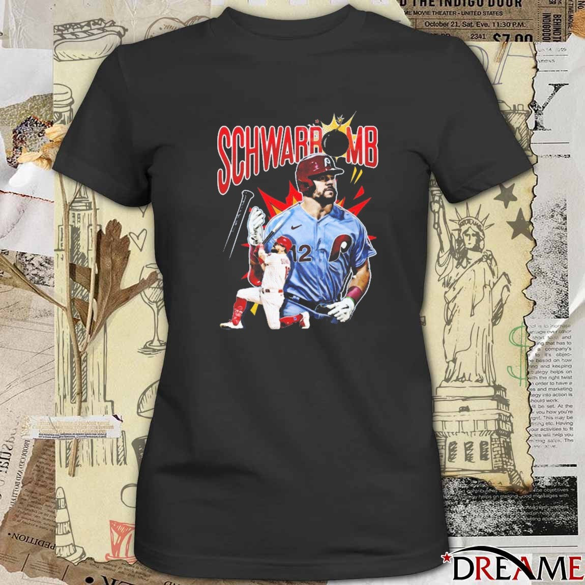 Kyle Schwarbomb Philadelphia Phillies MLB Fanart 2025 t-shirt