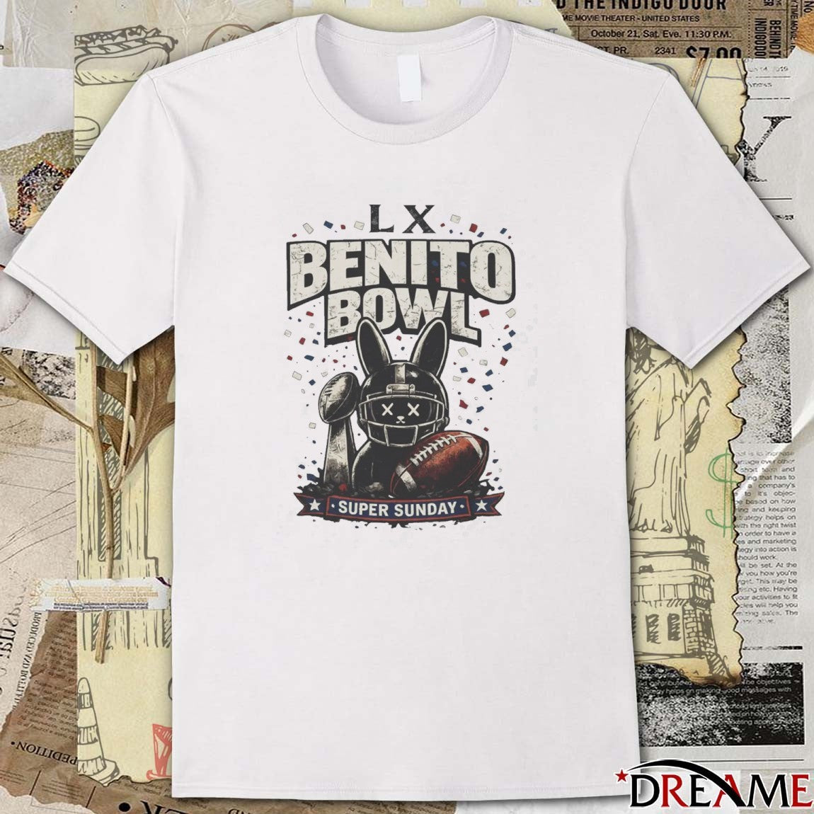 LX Benito Bowl Team Benito Super Sunday 2026 t-shirt