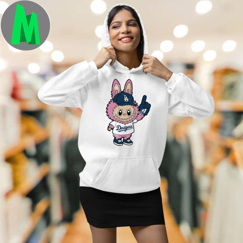 Labubu LA Dodgers Number 1 Logo Shirt