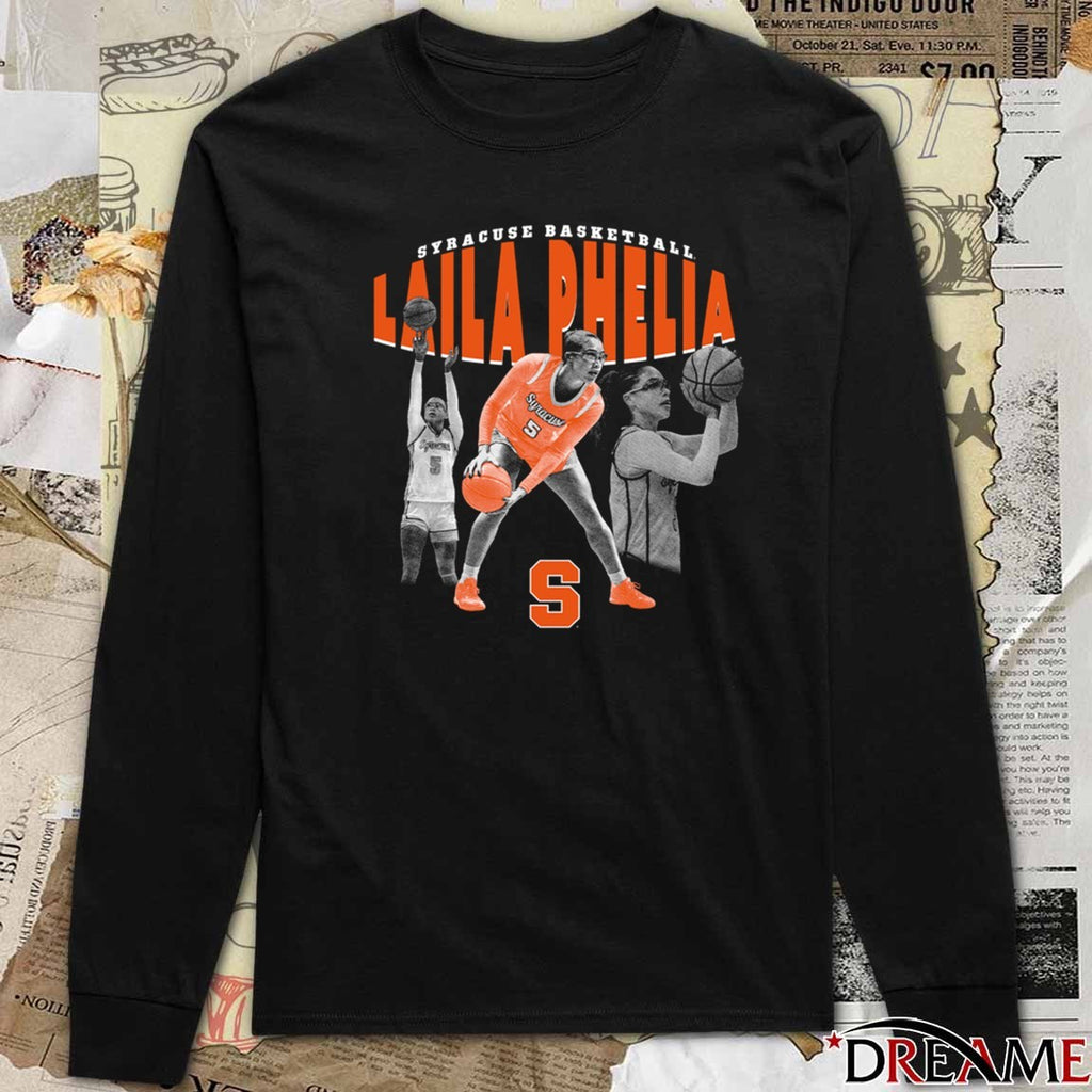 Laila Phelia Syracuse Orange Basketball 90s Graphic t-shirt