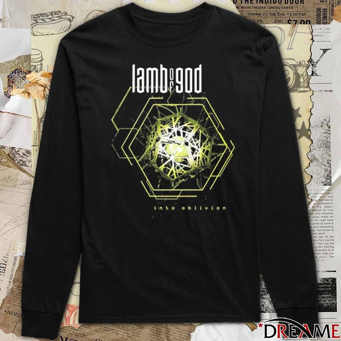 Lamb Of God Into Oblivion Hexagon t-shirt