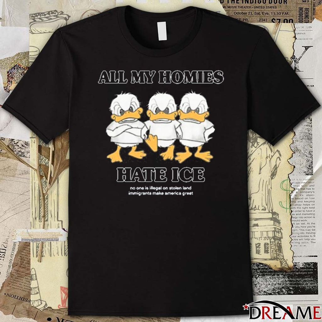 Larry Nance Jr All My Homies Hate ICE No One Is Illegal On Stolen Land t-shirt