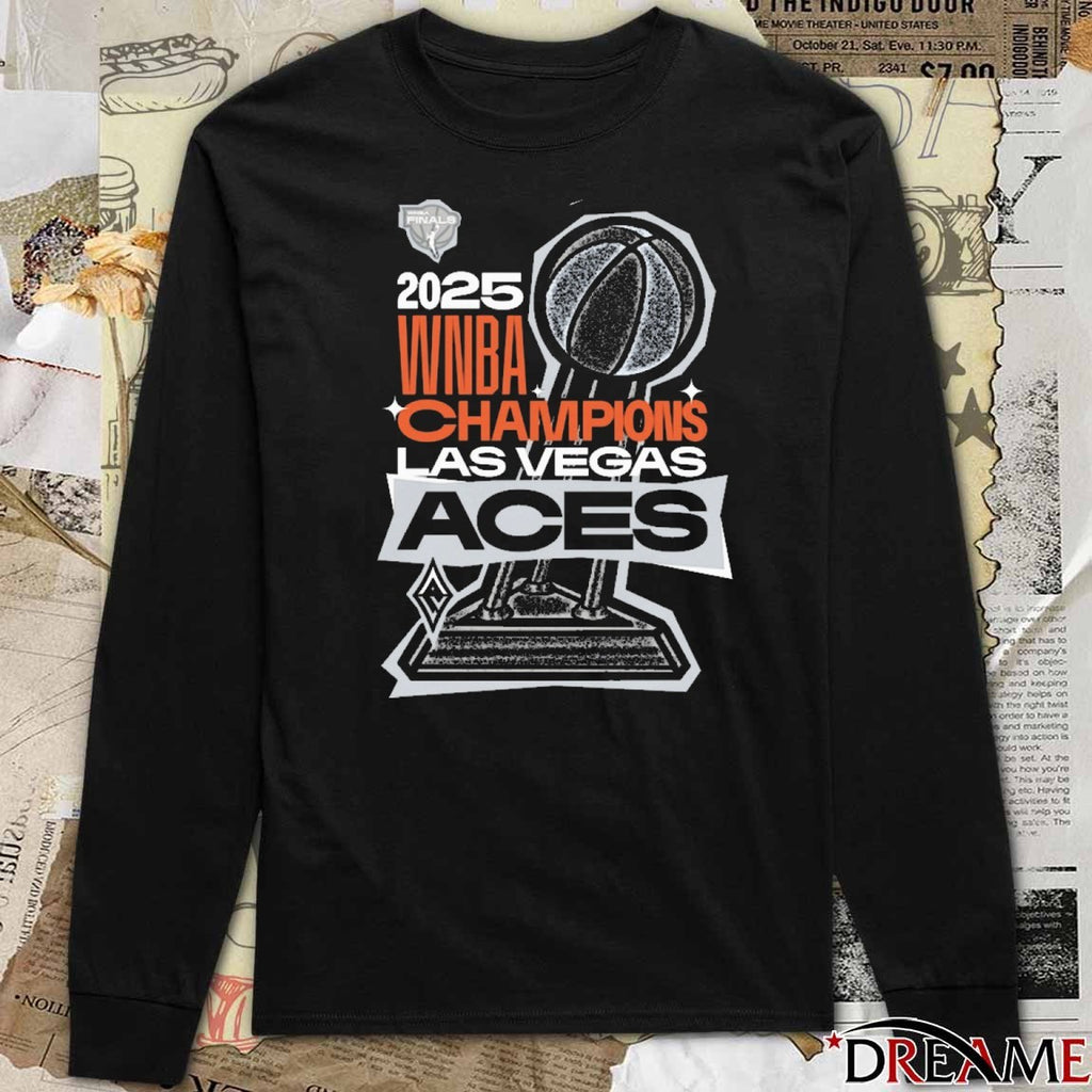 Las Vegas Aces Basketball 2025 WNBA Finals Champions Locker Room t-shirt