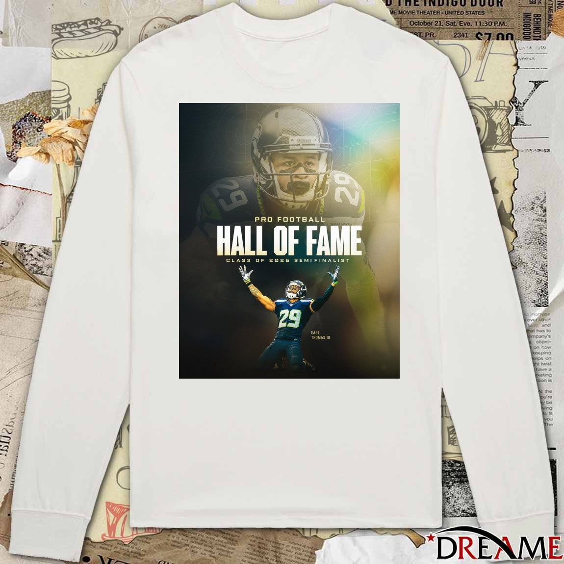 Legendary Earl Thomas III is a Hall of Fame 2026 Semifinalist Poster t-shirt
