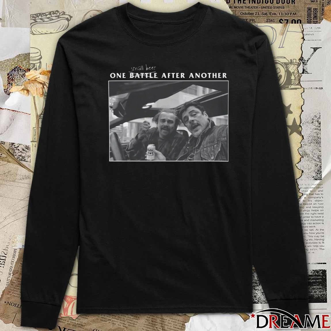 Leonardo DiCaprio and Benicio del Toro One Small Beer After Another Photo t-shirt