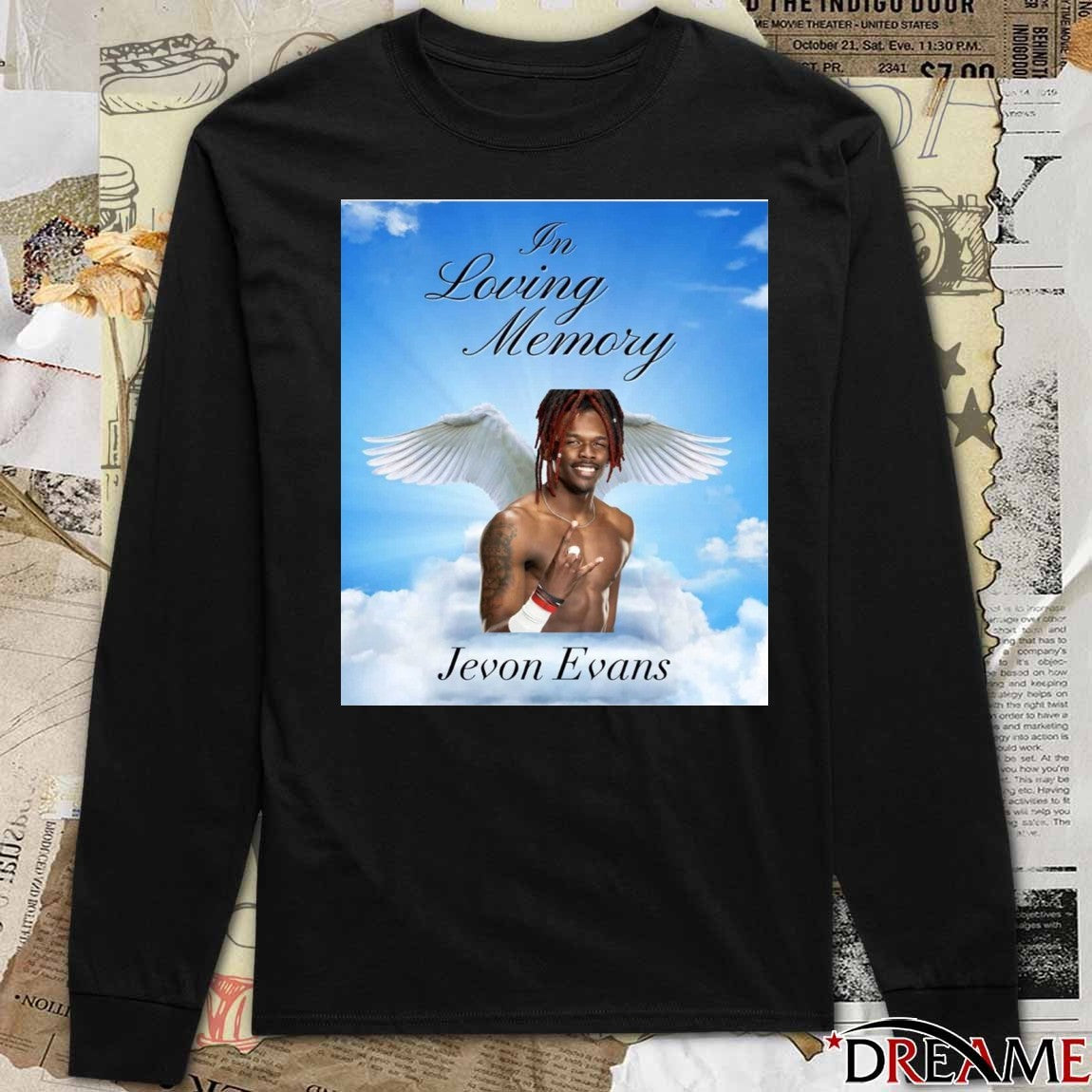 Levon Evans In Loving Memory Poster t-shirt