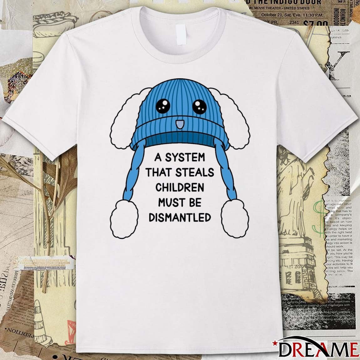 Liam Conejo Ramos A System That Steals Children Must Be Dismantled t-shirt