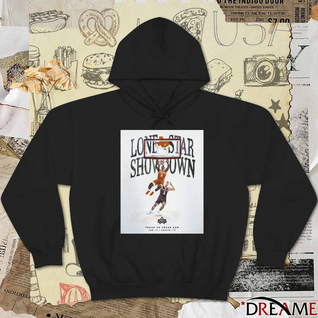 Lone Star Showdown Texas Vs Texas A&M January 17 2026 Austin TX Poster t-shirt