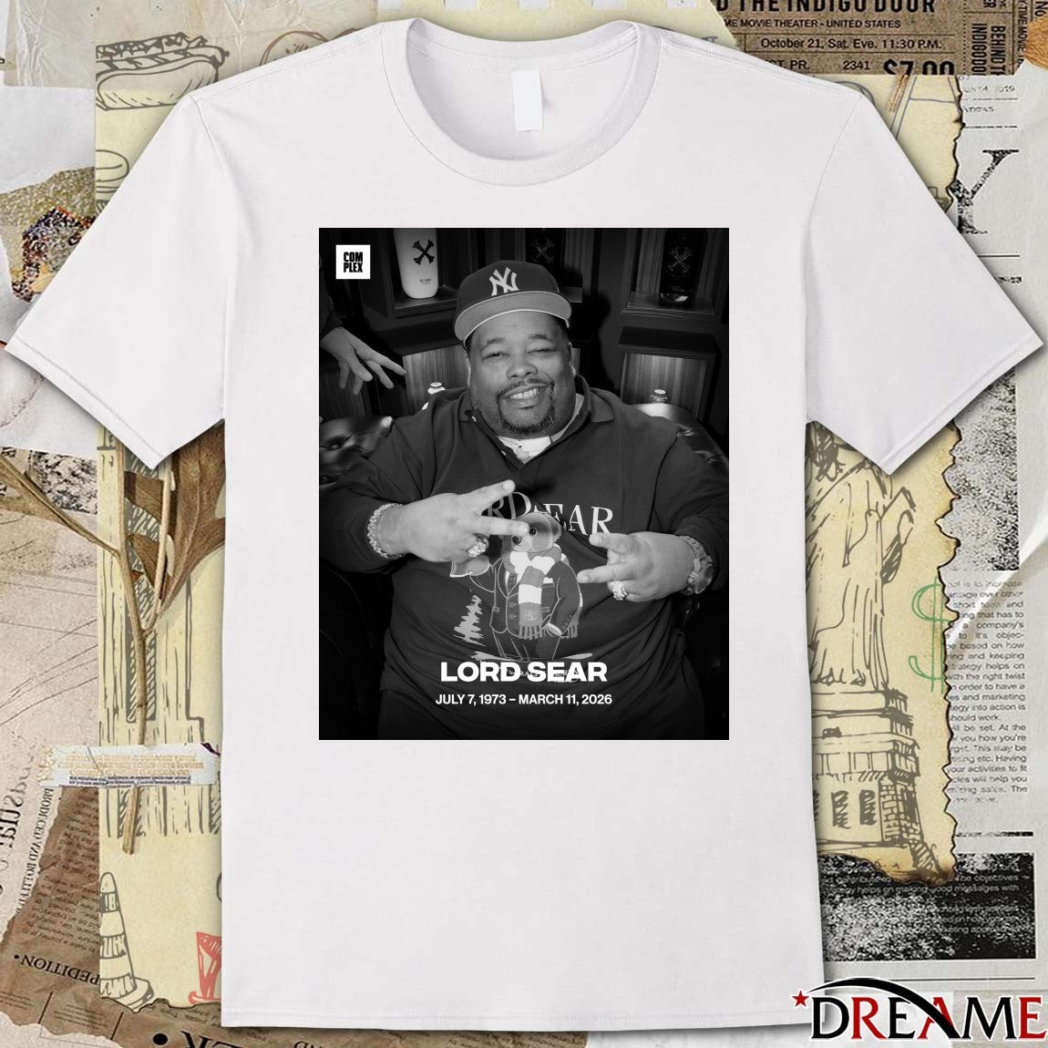 Lord Sear July 7 1973 – March 11 2026 Poster t-shirt