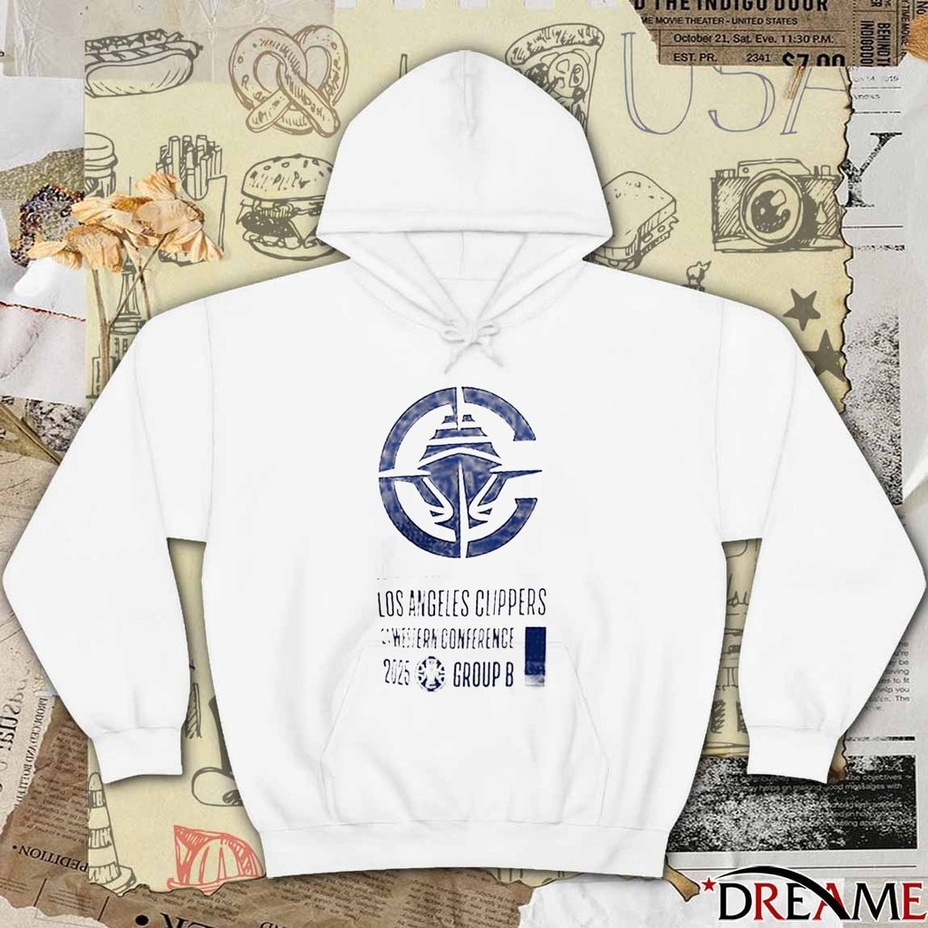 Los Angeles Clippers Western Conference 2025 Group B t-shirt