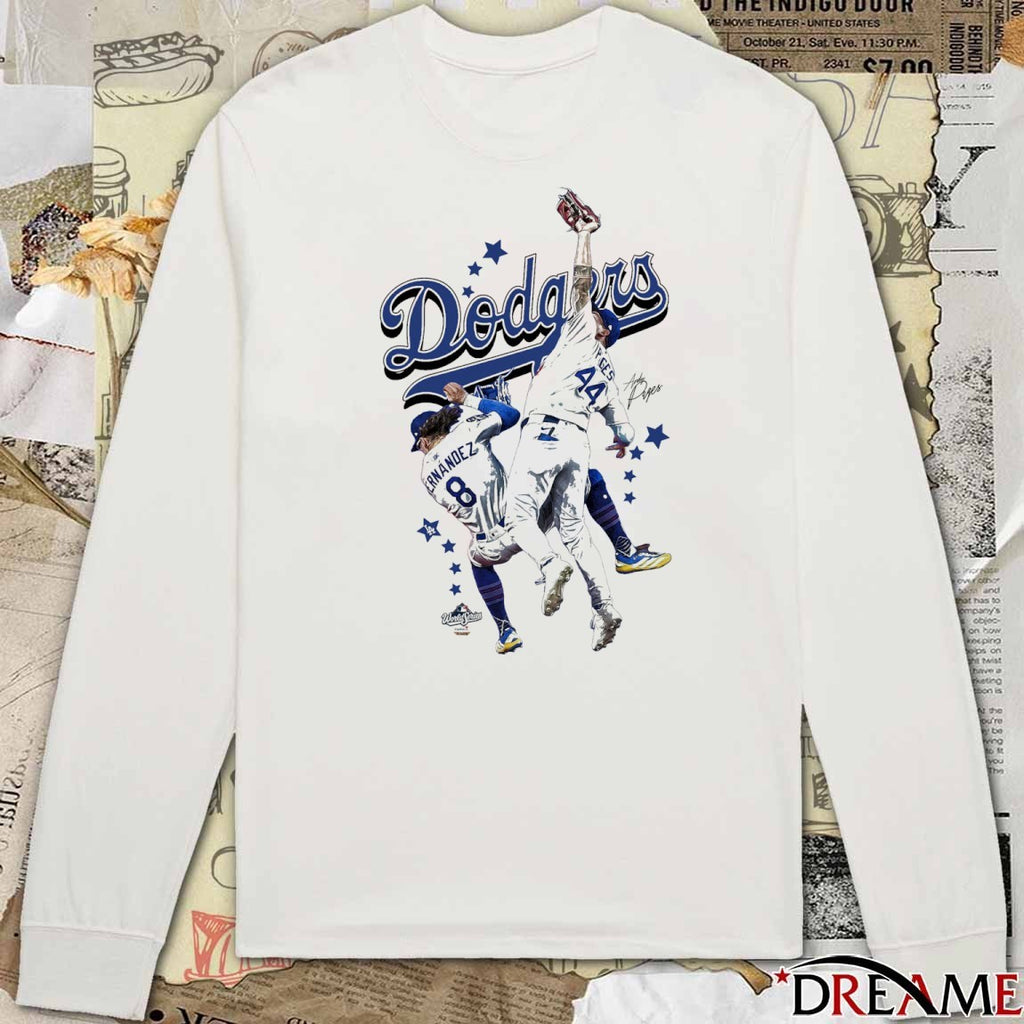 Los Angeles Dodgers Andy Pages and Teoscar Hernández 2025 World Champs Signature t-shirt