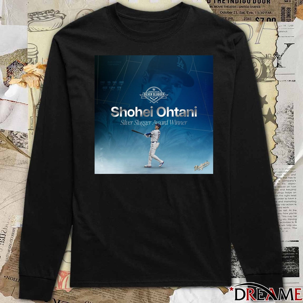 Los Angeles Dodgers Congratulations Shohei Ohtani Silver Slugger Award 2025 Poster t-shirt