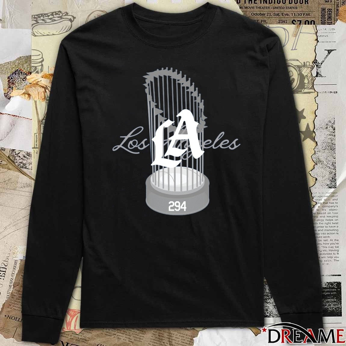 Los Angeles Dodgers MLB 2025 Back to Back World Series Champs Trophy 294 t-shirt