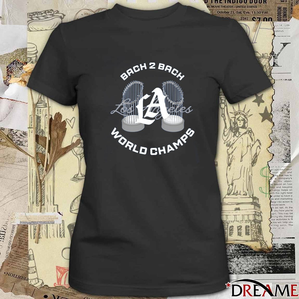 Los Angeles Dodgers MLB 2025 Back to Back World Series Champs Trophy t-shirt
