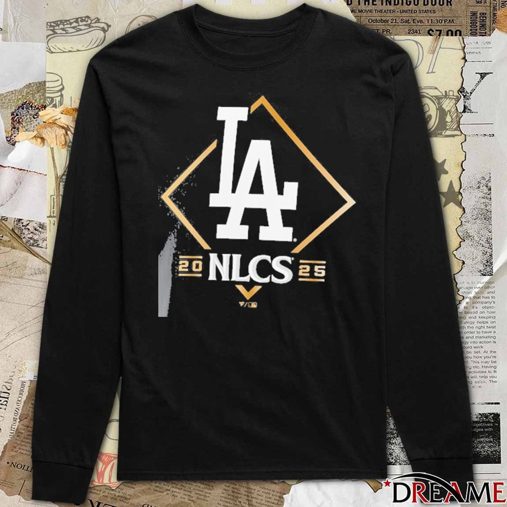 Los Angeles Dodgers MLB 2025 NLCS National League Division Series Champions Locker Room t-shirt