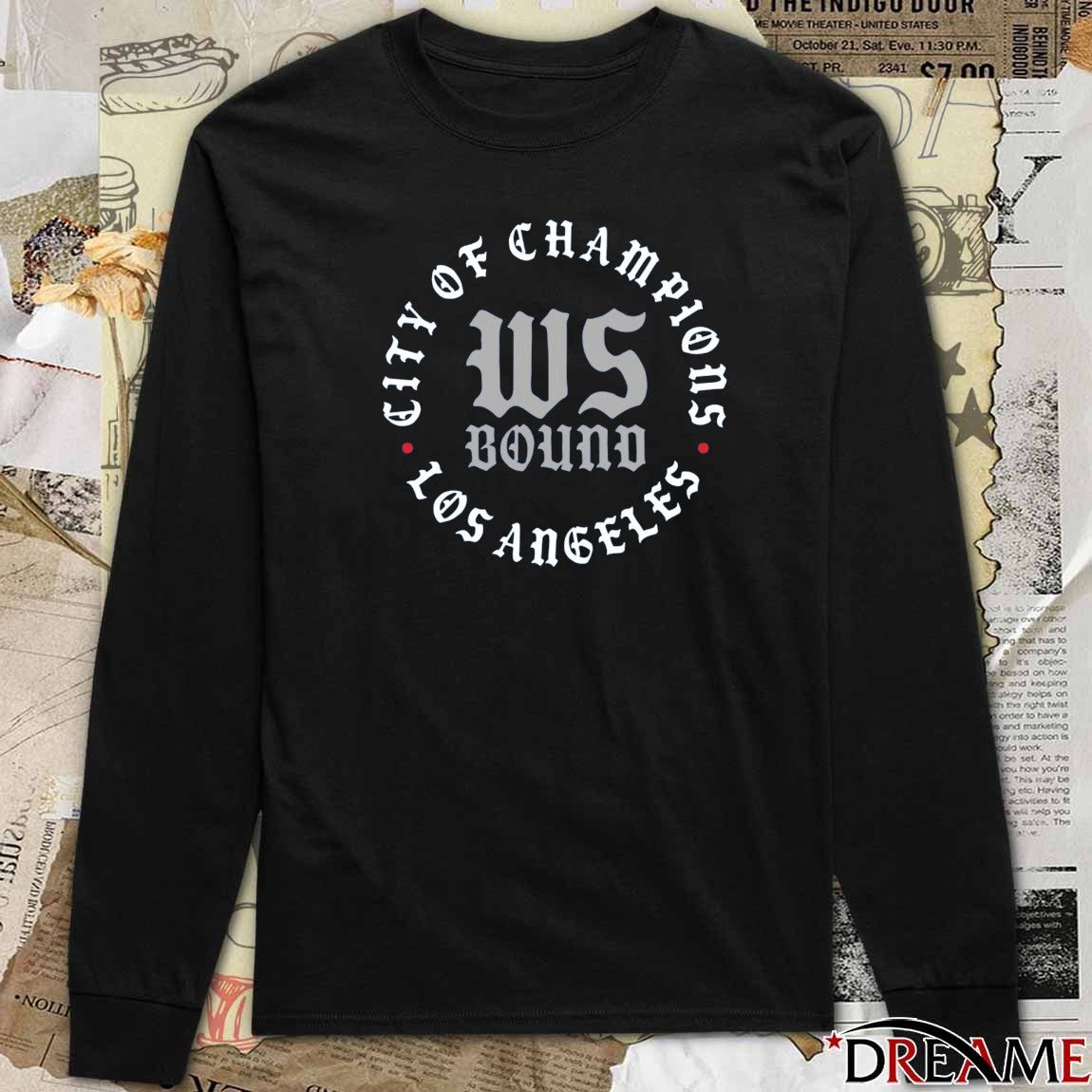 Los Angeles Dodgers MLB 2025 NLCS World Series Bound City of Champions t-shirt