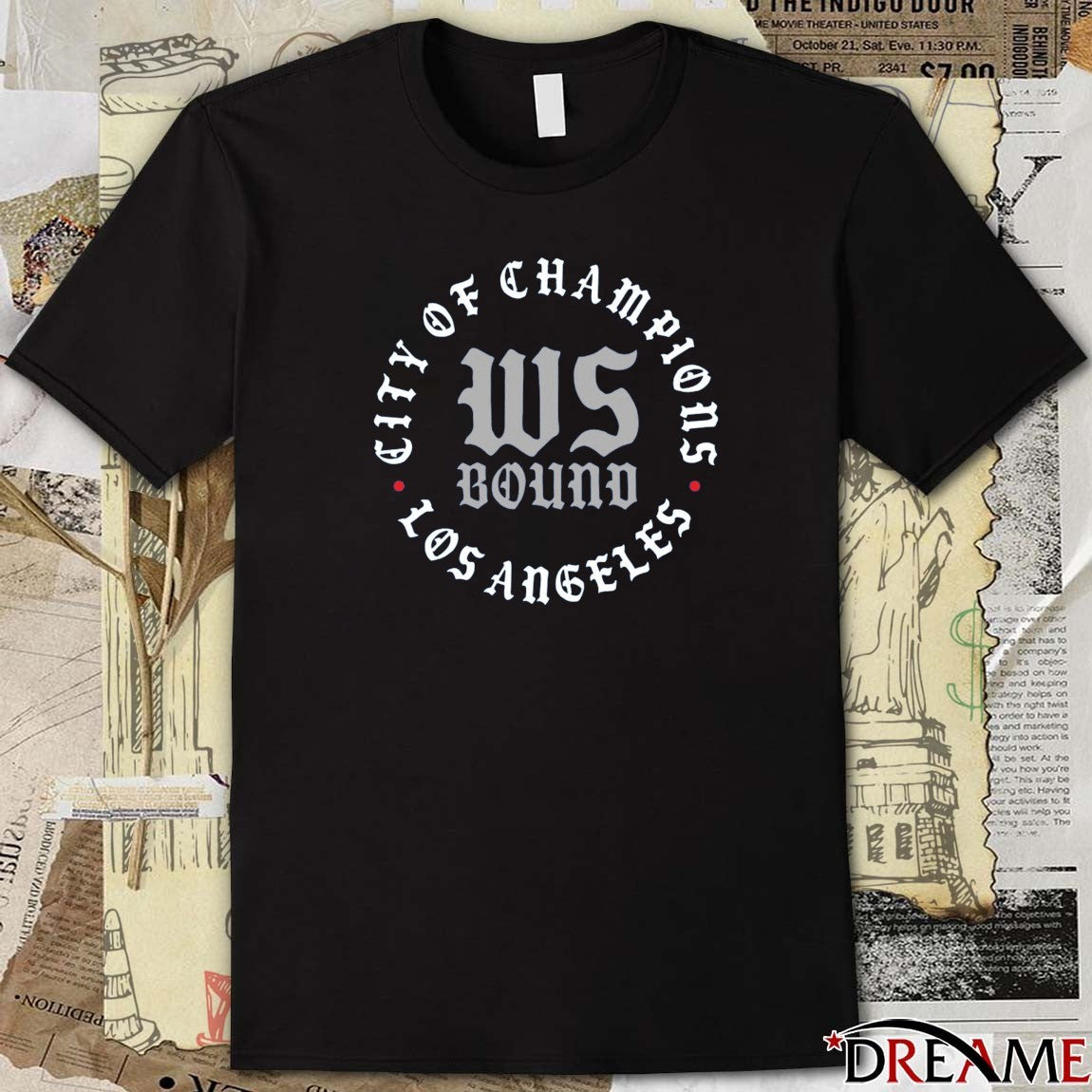Los Angeles Dodgers MLB 2025 NLCS World Series Bound City of Champions t-shirt