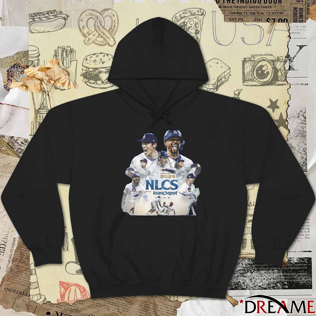 Los Angeles Dodgers NLCS Bound loanDepot MLB 2025 Graphic t-shirt
