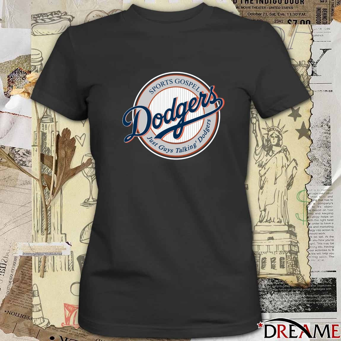 Los Angeles Dodgers Sports Gospel Just Guys Talking’ Dodgers MLB 2020 t-shirt