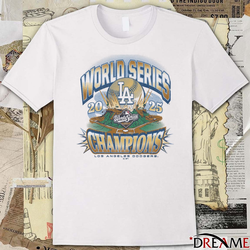 Los Angeles Dodgers Win Toronto Blue Jays 2025 World Series Champions 47 Retro t-shirt