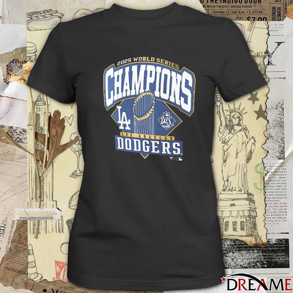 Los Angeles Dodgers Win Toronto Blue Jays 2025 World Series Champions Logo t-shirt