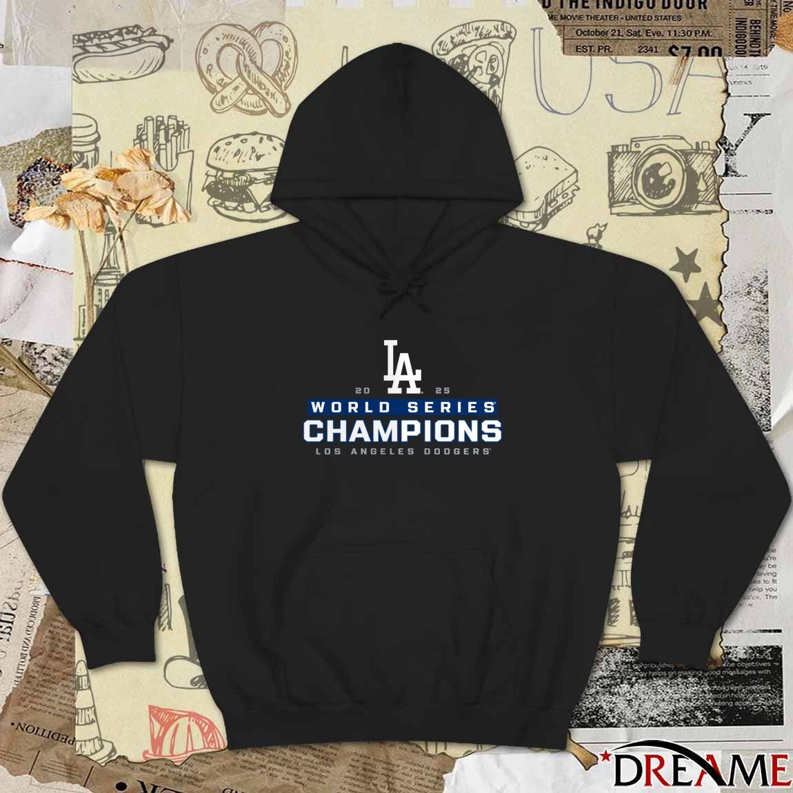 Los Angeles Dodgers Win Toronto Blue Jays 2025 World Series Champions Signature Roster t-shirt