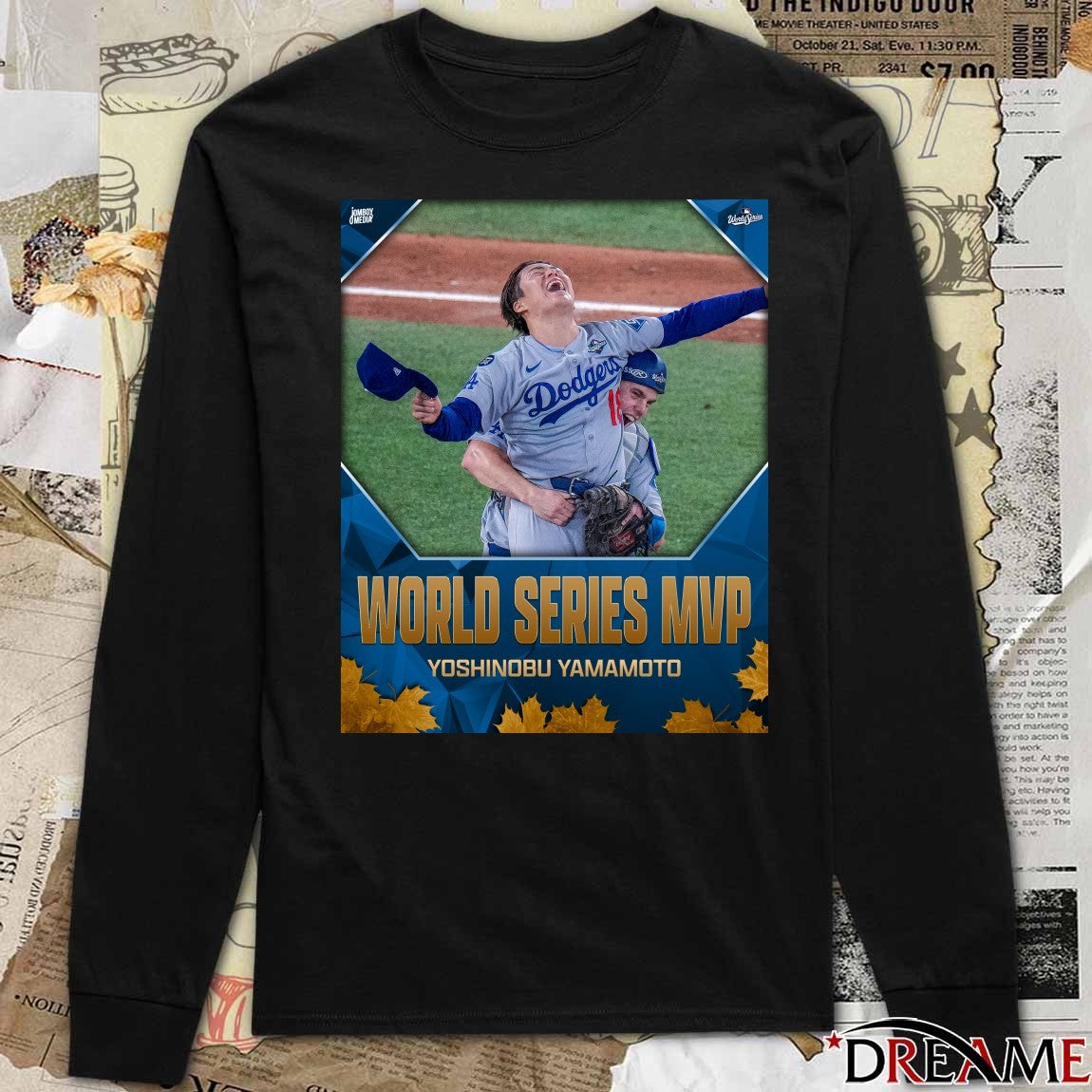 Los Angeles Dodgers Yoshinobu Yamamoto World Series MVP 2025 Poster t-shirt