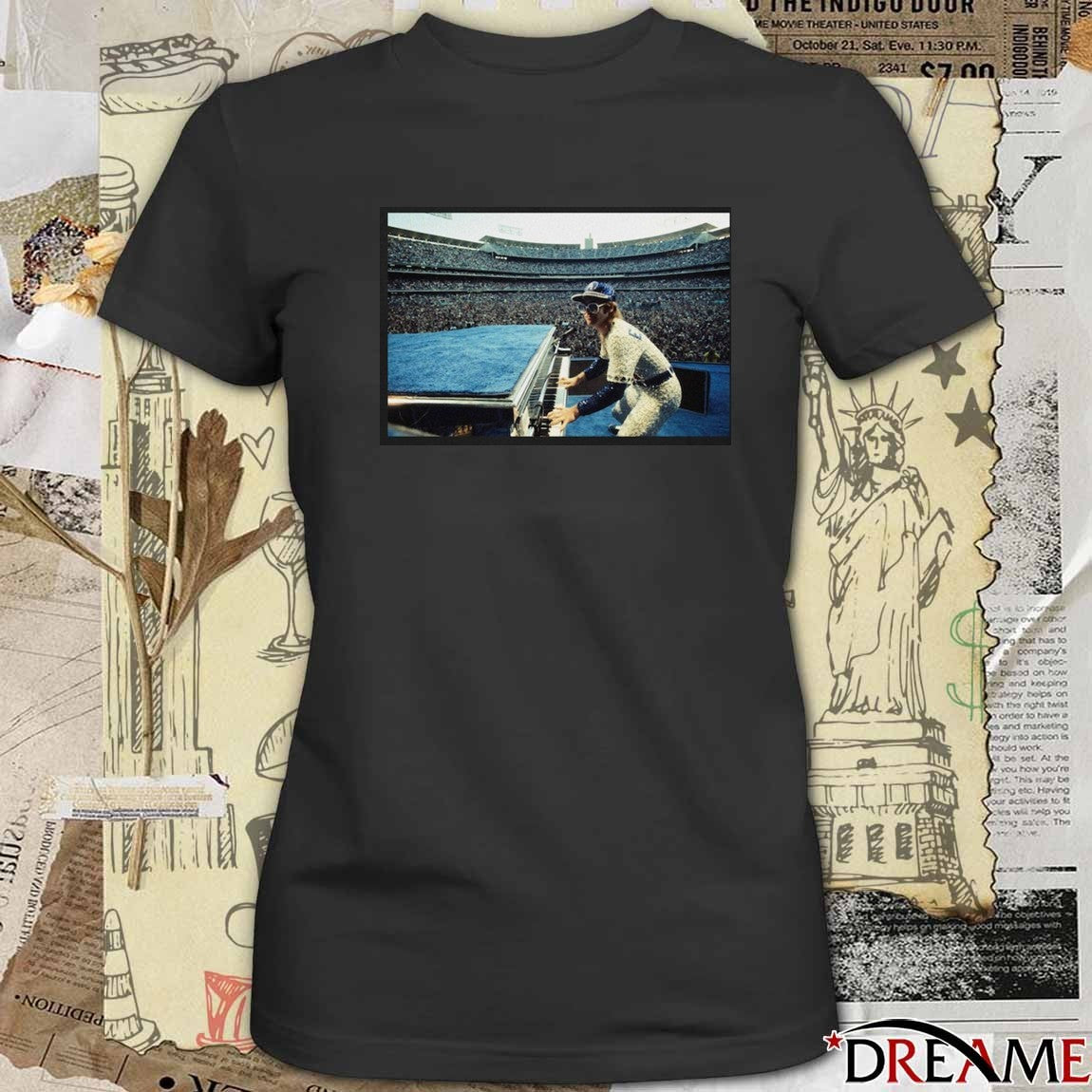 Los Angeles Dodgers x Elton John Sportiqe Rocket Man Duke 2025 t-shirt