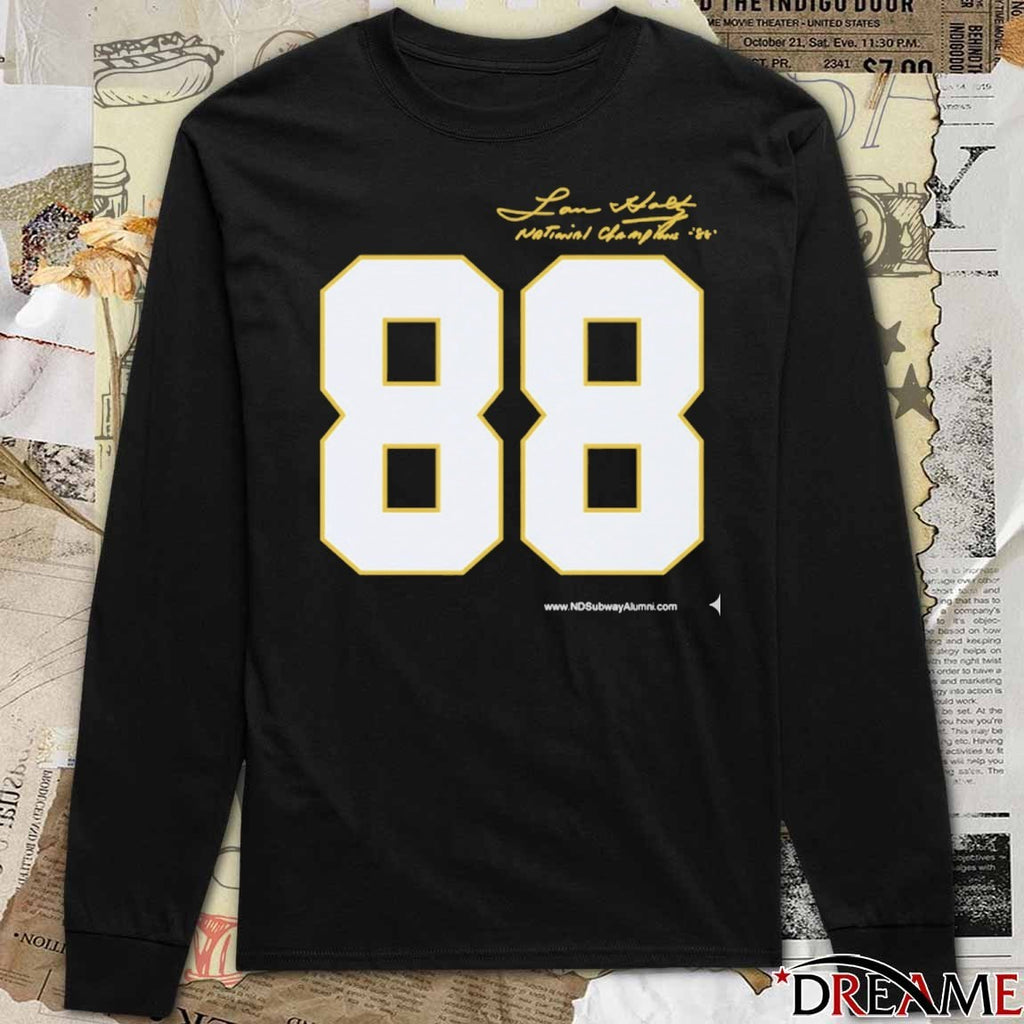 Lou Holtz 88 National Championship Notre Dame Lou Holtz 1973-2026 t-shirt