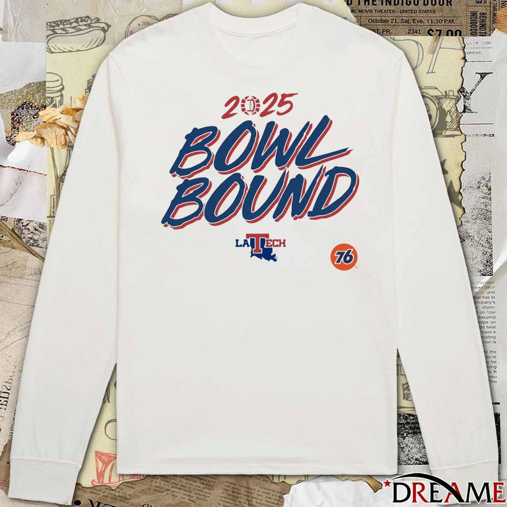 Louisiana Tech Bulldogs Football NCAA 2025 Bowl Bound t-shirt