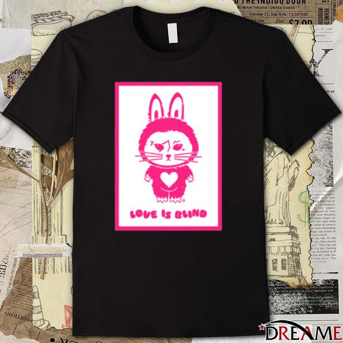 Love Is Blind Greeting Card t-shirt