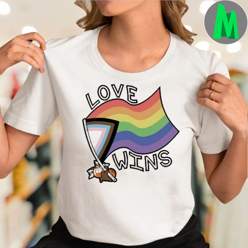 Love Wins Pride Flag T-Shirt