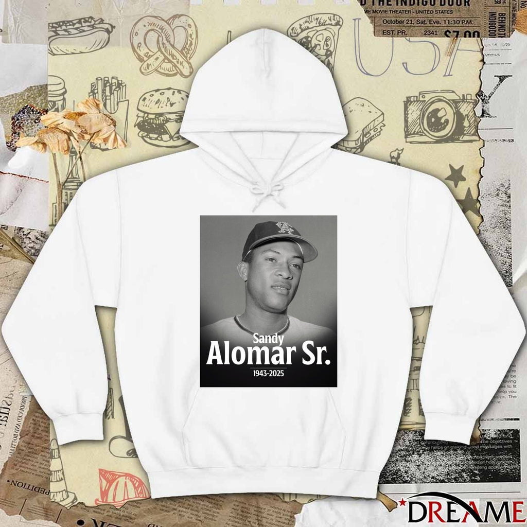 MLB are deeply saddened by the passing of coach Sandy Alomar Sr. 1943 – 2025 Poster t-shirt