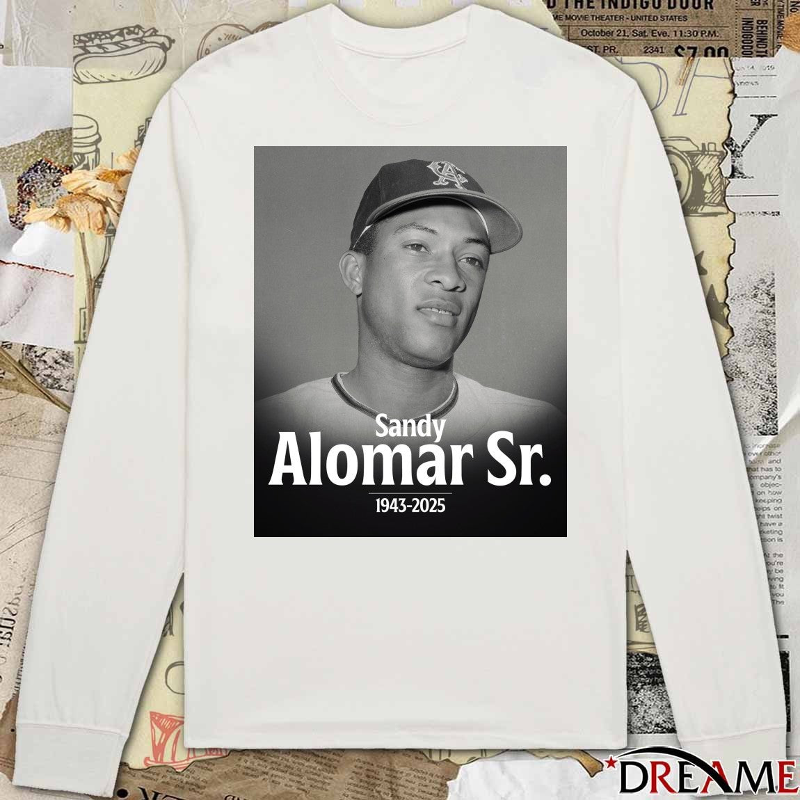 MLB are deeply saddened by the passing of coach Sandy Alomar Sr. 1943 – 2025 Poster t-shirt