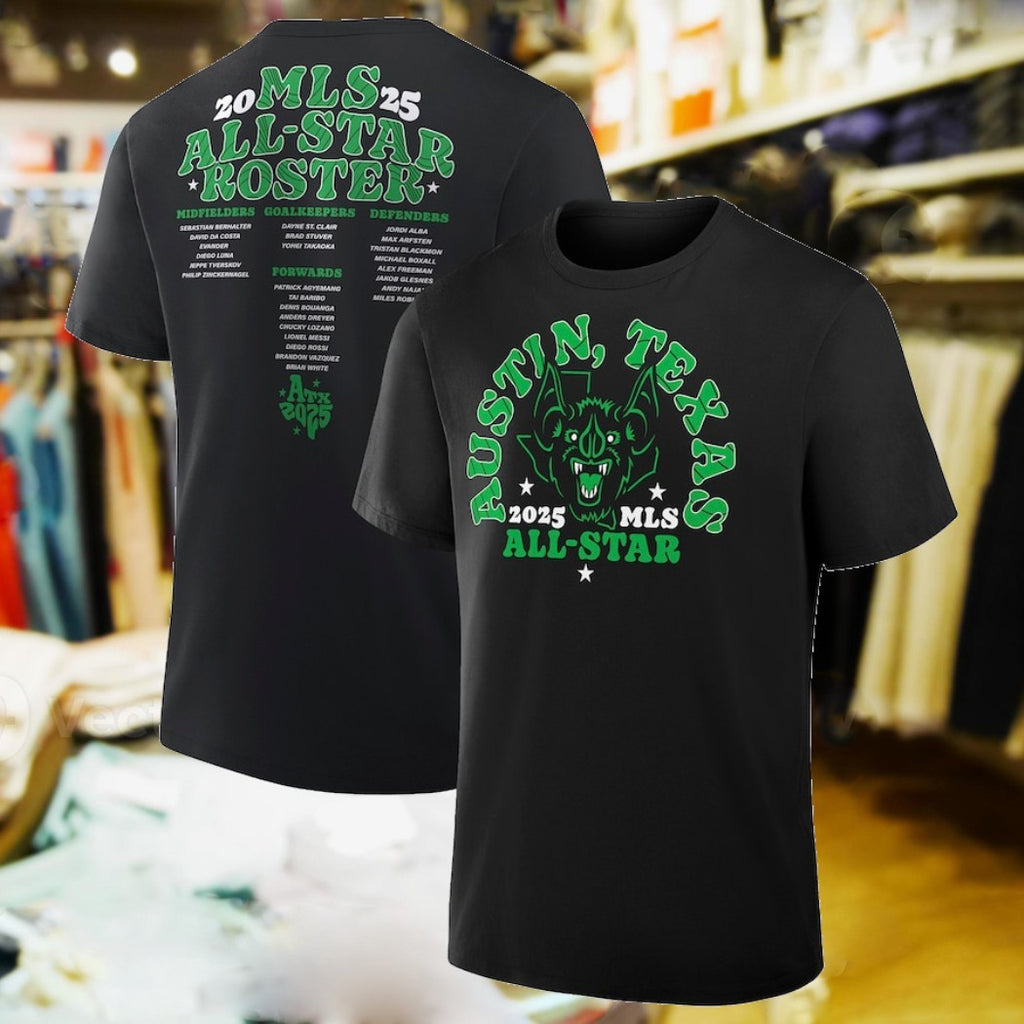 MLS All-Star Game Austin 2025 Player Roster T-Shirt
