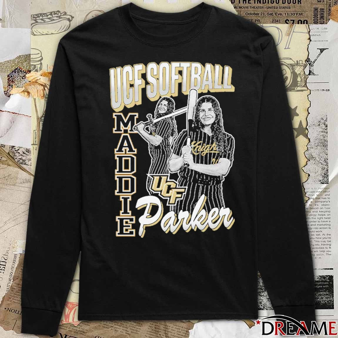 Maddie Parker Central Florida UCF Knights softball 90s Graphic t-shirt
