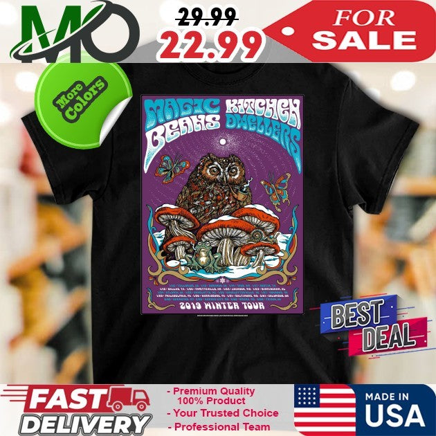 Magic Beans Kitchen Dwellers 2019 Winter Tour Shirt