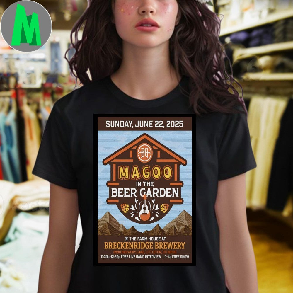 Magoo In The Beer Garden Breckenridge Brewery June 22 2025 Concert T-Shirt