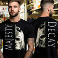 Majesty Decay Gothic Skull Two Sides T-Shirt
