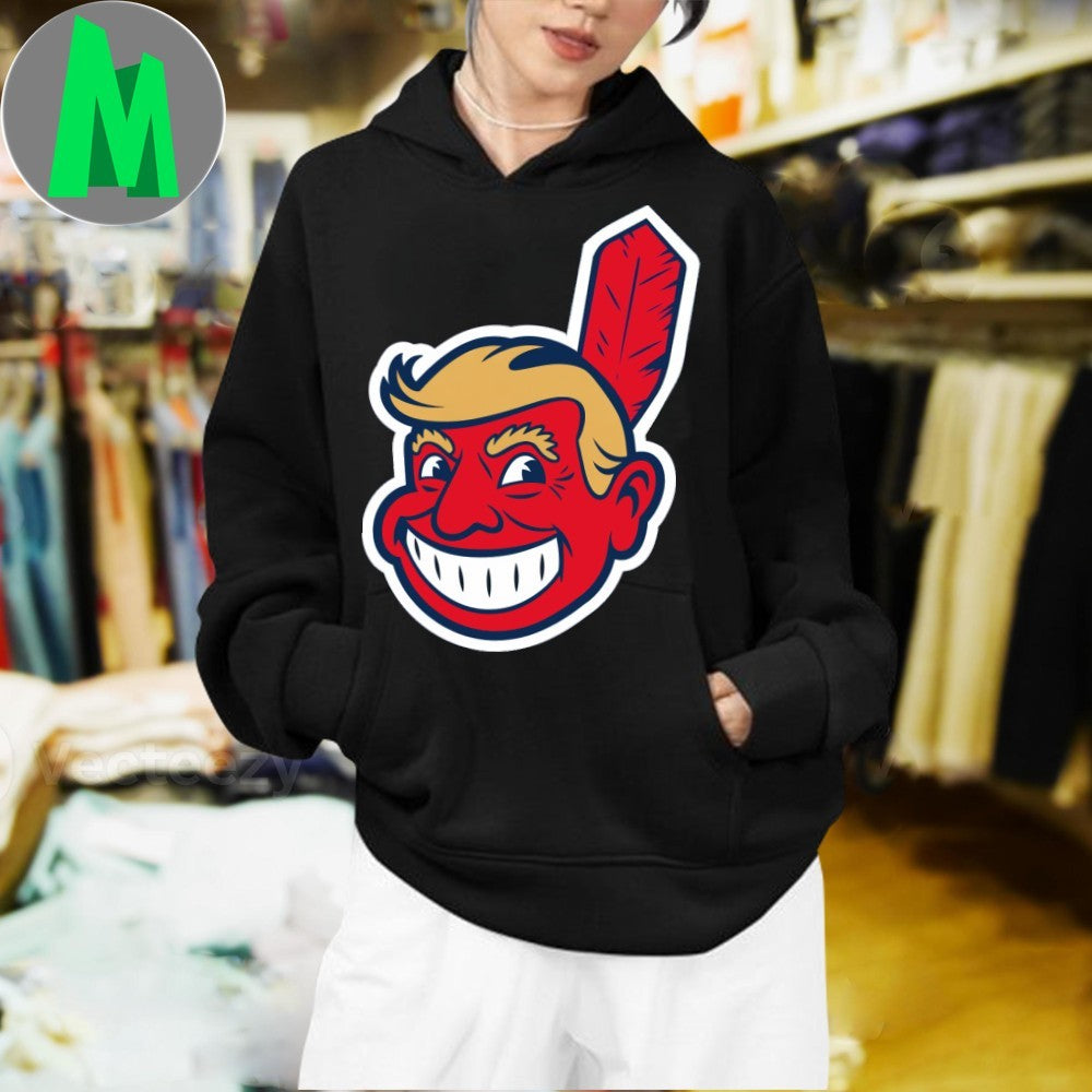 Make Indians Great Again MIGA Chief Wahoo Controversial Logo Shirt – Cleveland Baseball Fan Tee