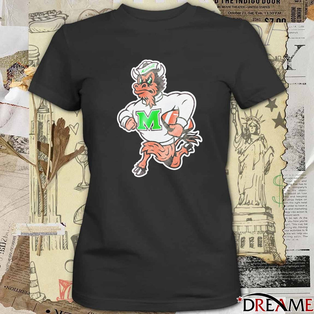 Marshall University Gridiron Marco Mascot New Logo t-shirt